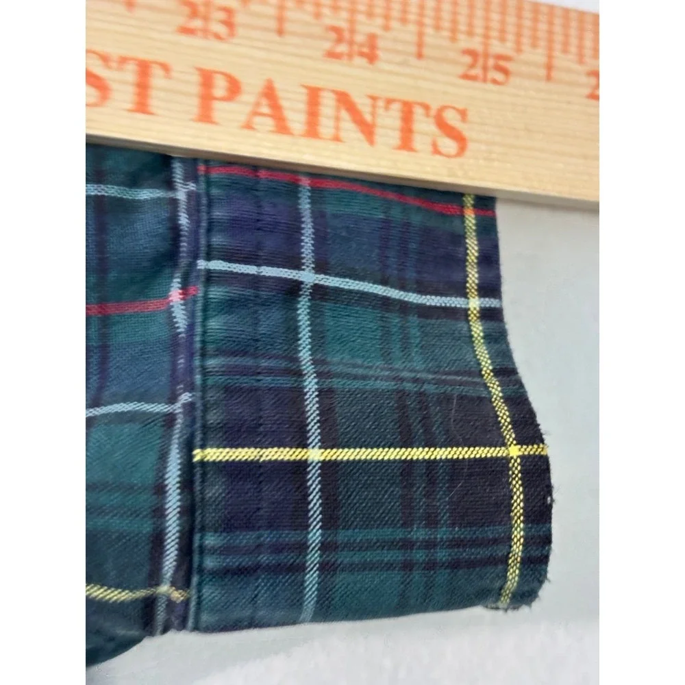 Ralph Lauren Plaid Button Down Shirt‎ Men &Green Blue Yellow Classic Fit xxl